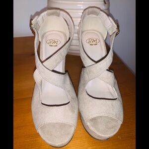 Beige Strappy Sandals